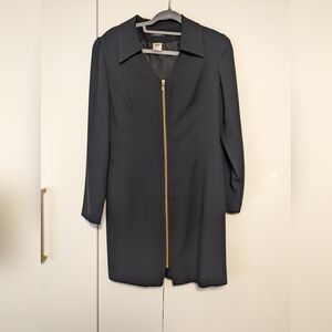 Vintage MK Studio Black Dress with Gold Zipper